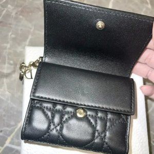 LADY DIOR LEATHER WALLET